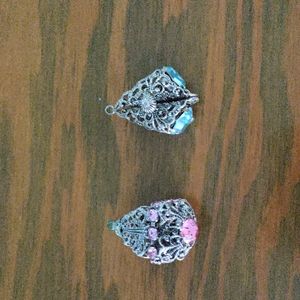 Vintage Kaleidoscope Pendants Pink and Blue 2 for $40 or $20 pc